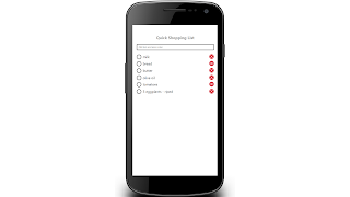 6 Schermata Fast Shopping List Notes