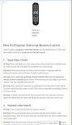 my Universal Remote Codes اسکرین شاٹ 1