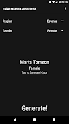 Fake Name Generator - 53 Count ภาพหน้าจอ 1