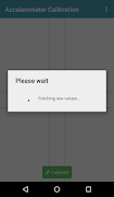 برنامه‌نما Accelerometer Calibration عکس از صفحه