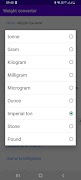 weight converter screenshot 3