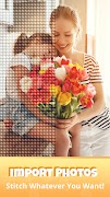 Cross Stitch Pattern, Pixelart screenshot 1