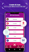 برنامه‌نما QR Code Scanner & Code Reader  عکس از صفحه