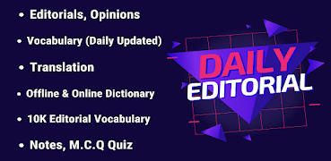 پوستر Daily Editorial & Vocabulary