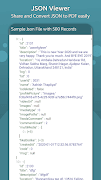 JSON Viewer: JSON to PDF ภาพหน้าจอ 4