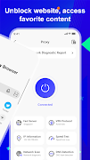 Private VPN - Proxy Browser تصوير الشاشة 1