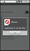 File corrupter captura de pantalla 1
