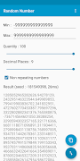 Random Number স্ক্রিনশট 3