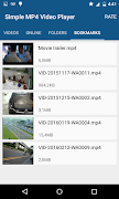 برنامه‌نما Simple MP4 Video Player عکس از صفحه