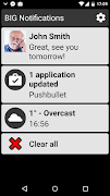 برنامه‌نما BIG Notifications عکس از صفحه