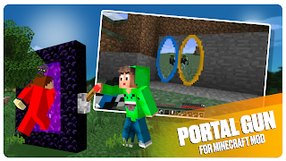 Portal Gun for Minecraft Mod পোস্টার