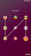 Emoji Pattern Lock Screen syot layar 7