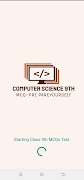 MCQ's Quiz 9th Computer Sci poster