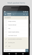 PackTeo - Travel Packing List screenshot 2