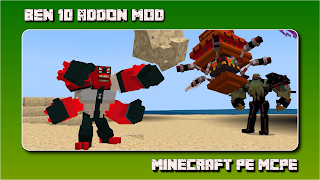 برنامه‌نما Ben 10 Addon Mod For Minecraft عکس از صفحه