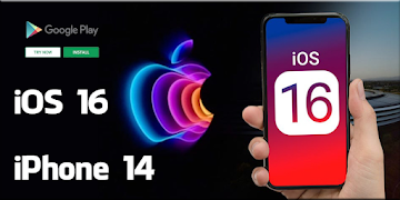 برنامه‌نما iOS 16 Wallpaper عکس از صفحه