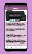 برنامه‌نما Brother Printer T720dw guide عکس از صفحه