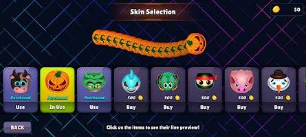 Hungry Snake : Worms Zone Screenshot 1