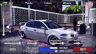 Megane Drift Simulator скриншот 1