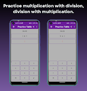 5 Schermata Multiplication Table, Math App