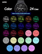 برنامه‌نما ACRO Cube2 Digital Watchface عکس از صفحه