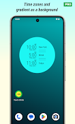 Clock Wallpaper: Touch Circle اسکرین شاٹ 4