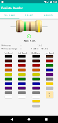 Resistor Color Code Calculator captura de pantalla 2
