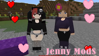 Ellie Jenny Mod Minecraft скриншот 1