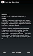 Java/Spring/J2EE Questionnaire screenshot 2