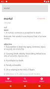 Word definition - English screenshot 1