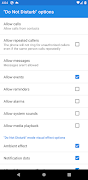 "Do Not Disturb" options poster