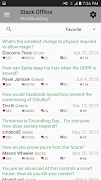 برنامه‌نما Stack Exchange Offline عکس از صفحه