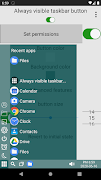1 Schermata Always visible taskbar button