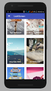 Lock Screen - A Wallpaper App syot layar 1