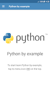 Learn Python by code examples постер