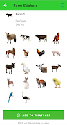 Farm Stickers - WAStickerApps 截圖 5