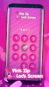 Pink Zip Lock Screen স্ক্রিনশট 1