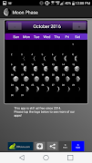 Moon Phase Widget स्क्रीनशॉट 3
