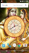Radha Krishna Clock LWP ảnh chụp màn hình 3