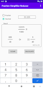Fraction Simplifier Reducer Ca screenshot 2