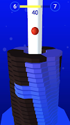 برنامه‌نما helix jumping Shape game عکس از صفحه