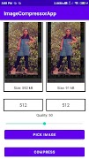 برنامه‌نما ImageCompressor عکس از صفحه