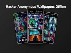 برنامه‌نما Hacker anonymous Wallpapers HD عکس از صفحه