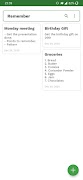 برنامه‌نما Remember - Notes & Todo Lists عکس از صفحه