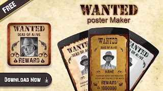 Wanted Poster Maker syot layar 3