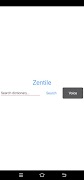 Zentile - dictionary app screenshot 1