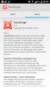 TouchCrypt captura de pantalla 4