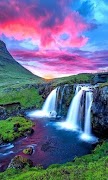 Waterfall Wallpaper ポスター