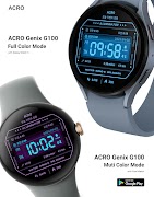 ACRO Genix G100 digital watch screenshot 2