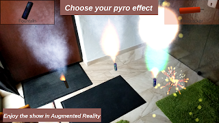 Indoor Fireworks in Augmented  Ekran Görüntüsü 1